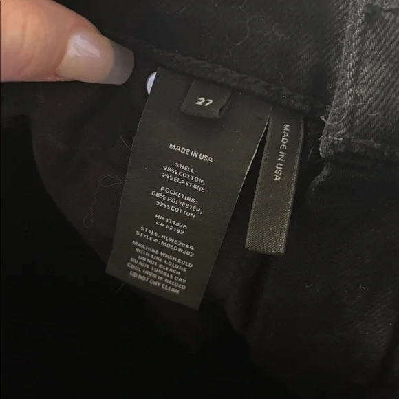 HELMUT LANG Cut Out Straight Leg Jeans - Picture 8 of 9